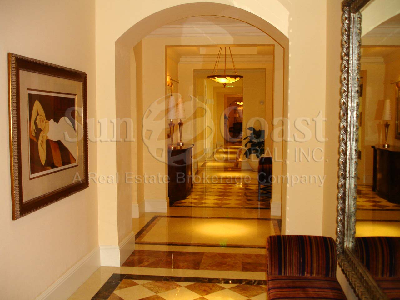 Aversana Indoor Hallway in the Condominium 