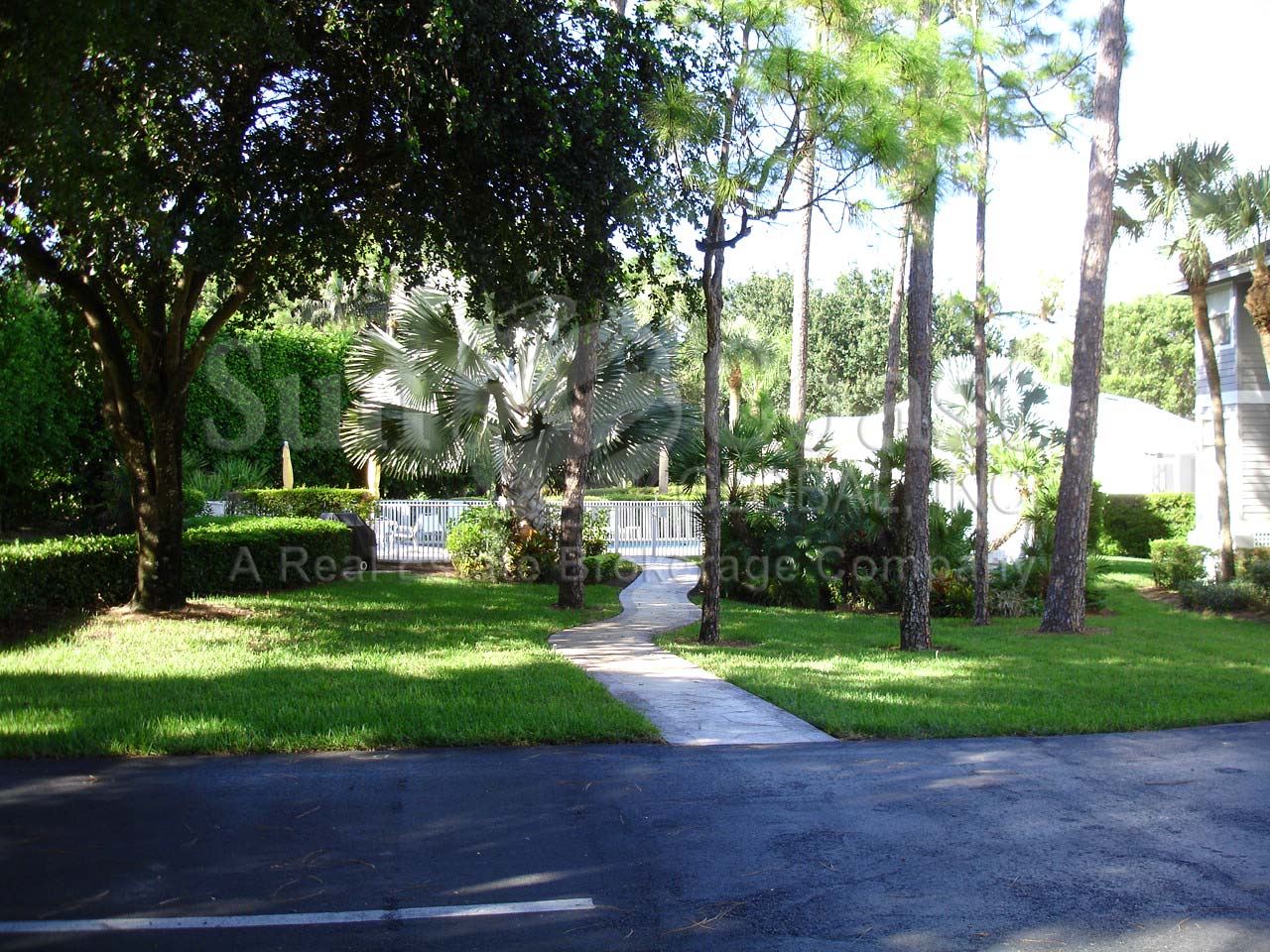 Colony Walkway to the Community Pool 