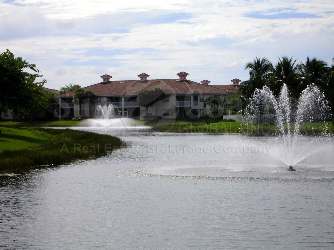 Coral Bay Community Lake with Fountains