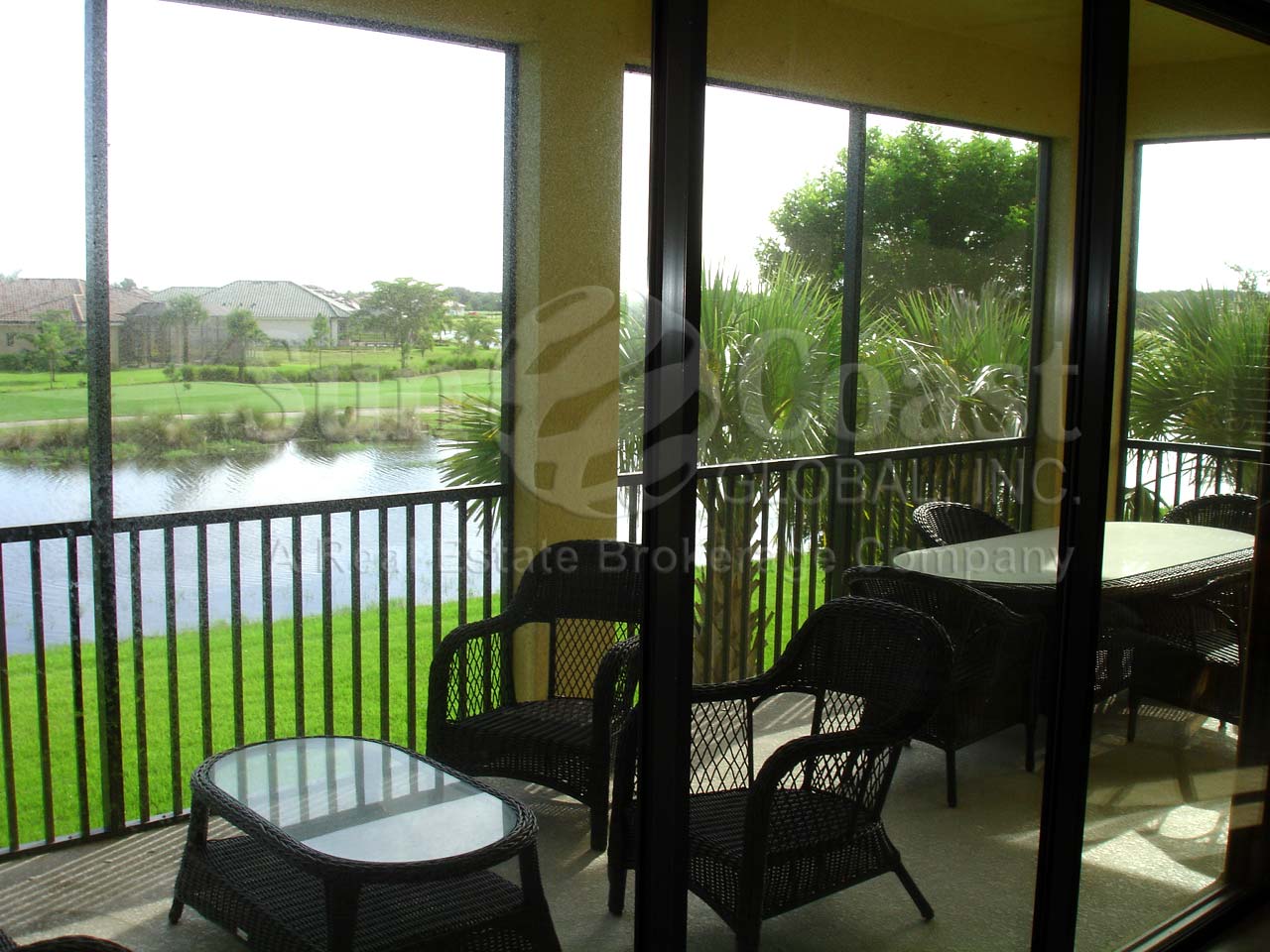 Covent Garden Interior Example of Lanai overlooking the Community Lake