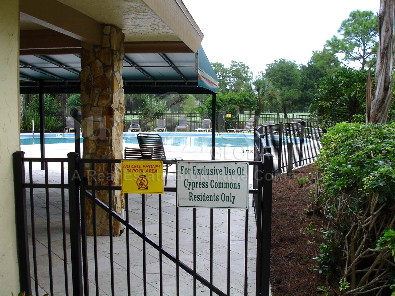 Cypress Commons Community Pool Entrance