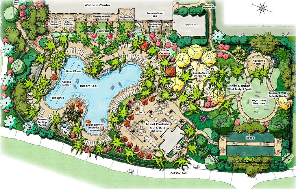 Esplanade Golf and Country Club of Naples Amenity Site Map