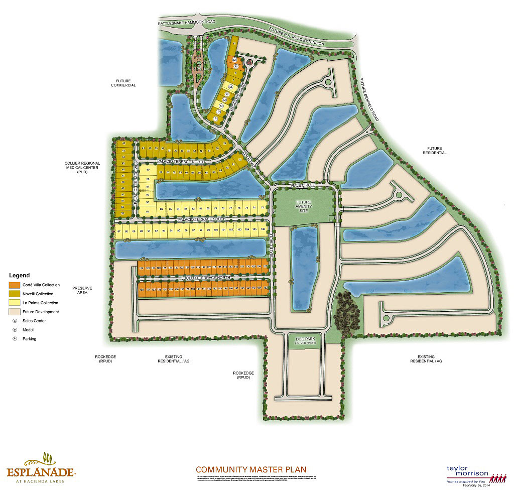 Hacienda Lakes Site Plan