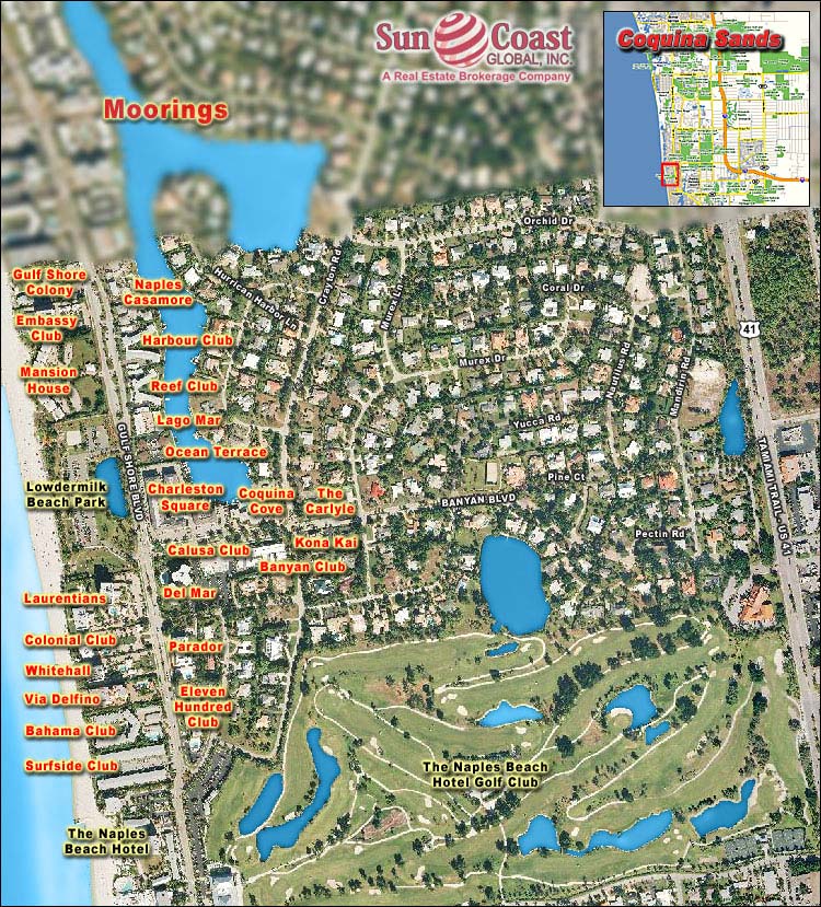 Coquina Sands Overhead Map
