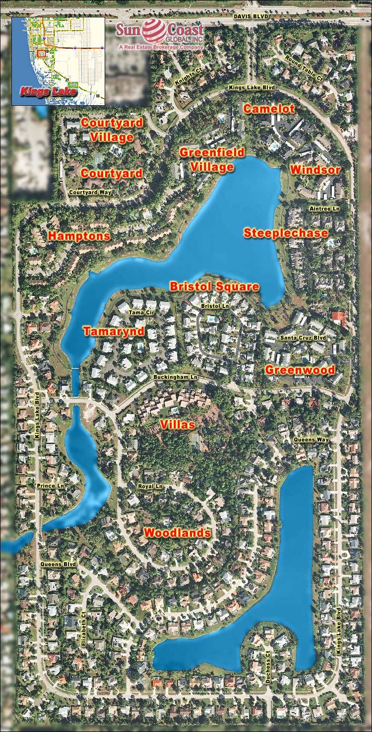 Kings Lake Overhead Map