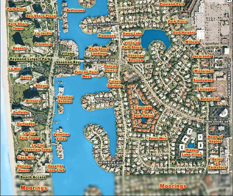 Park Shore Overhead Map-Bottom