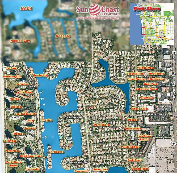 Park Shore Overhead Map-Top