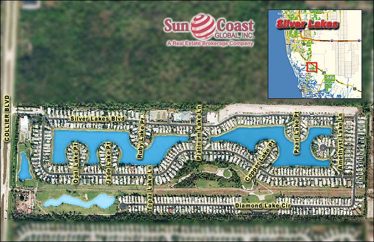 Silver Lakes Rv Resort Overhead Map