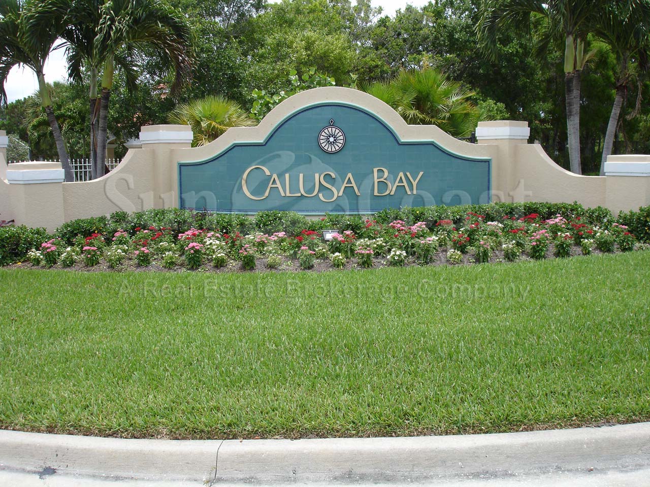 Calusa Bay sign