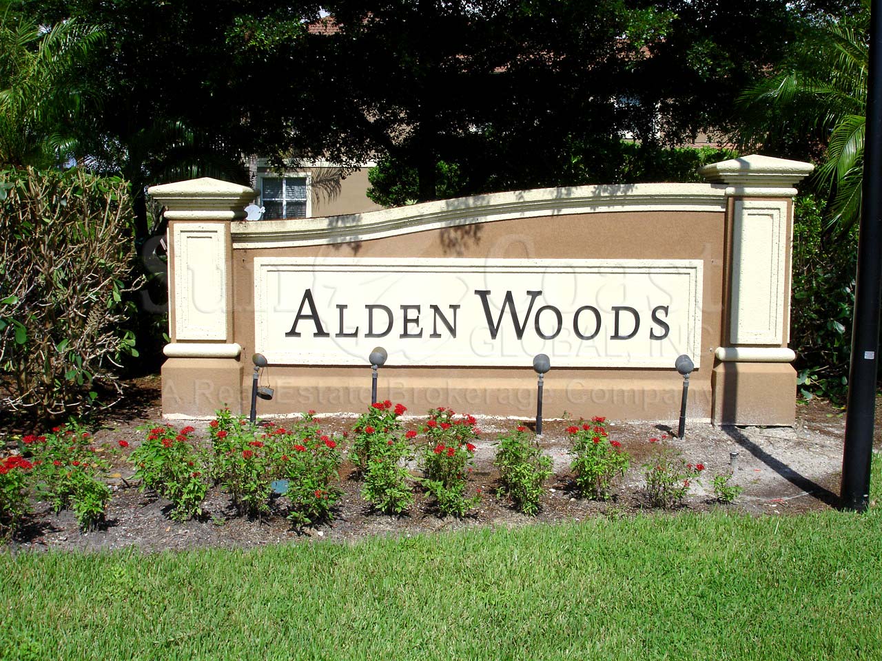Alden Woods signage