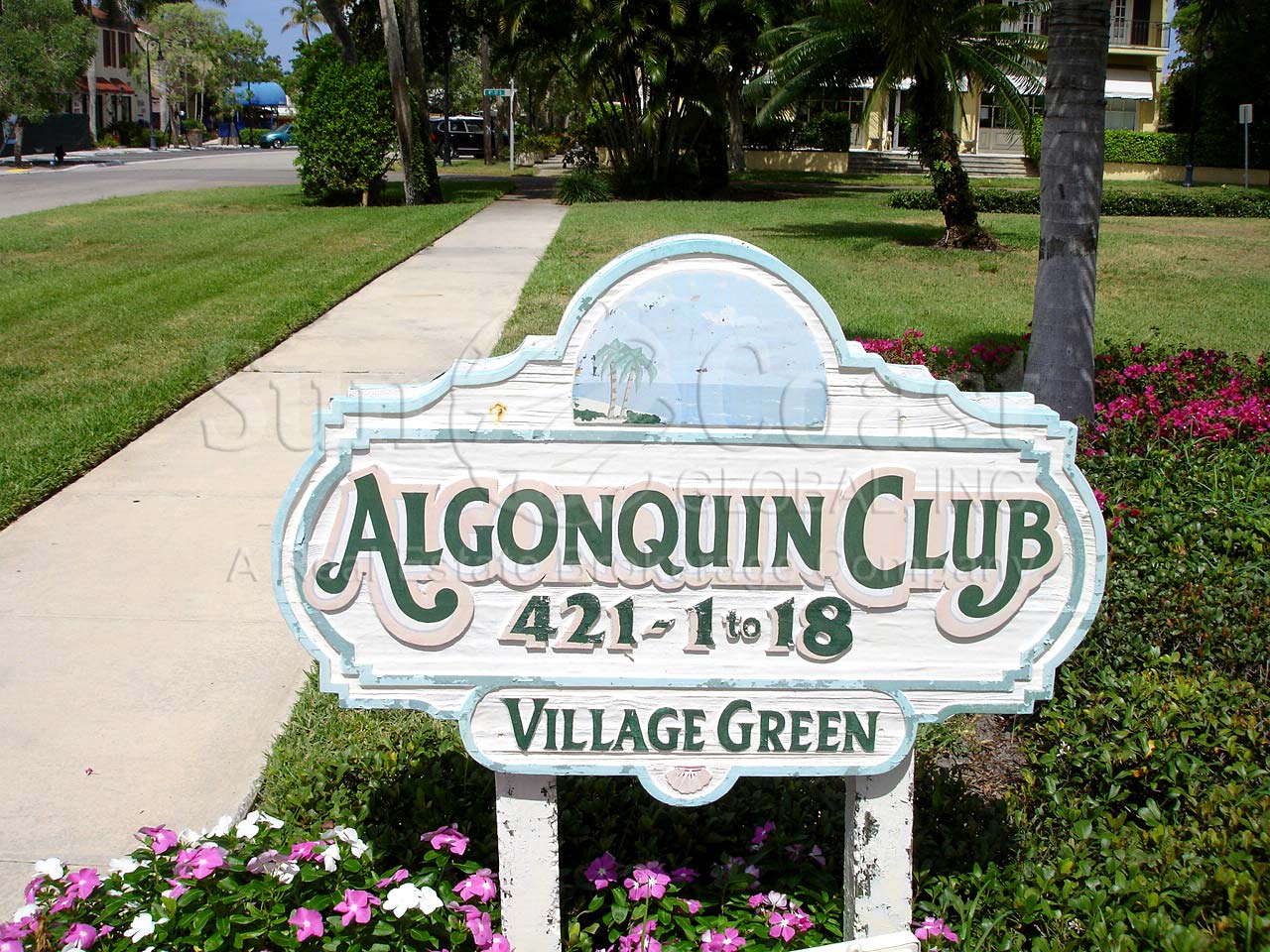 Algonquin Club Signage