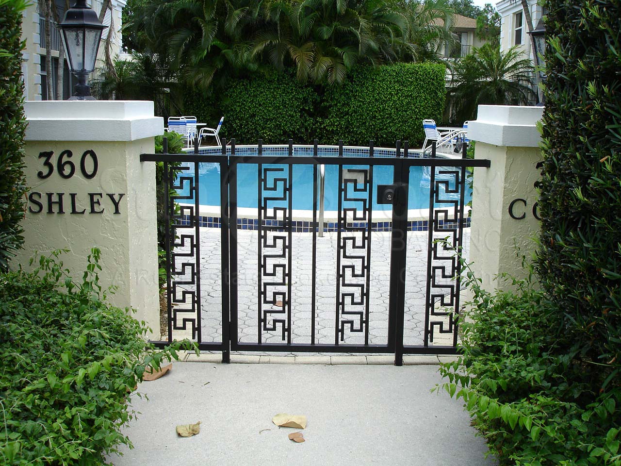 Ashley Court Community Pool Gate