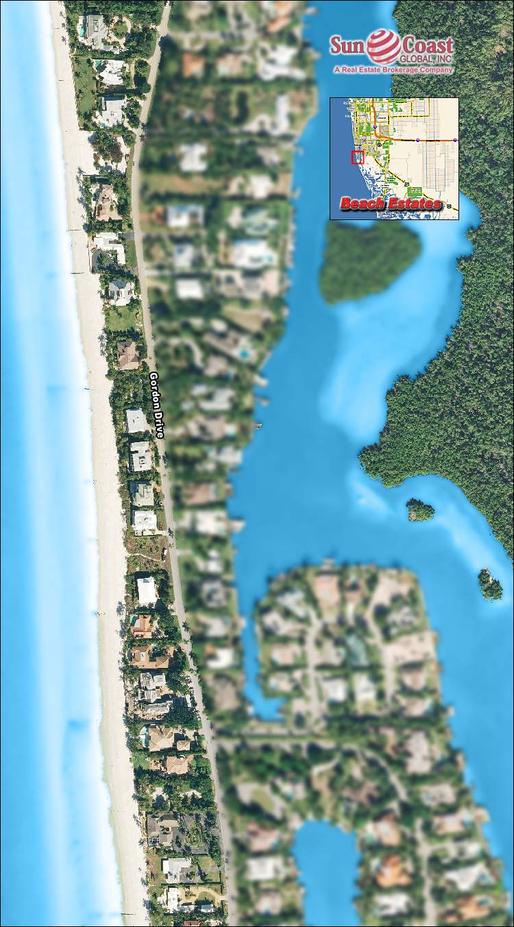 Beach Estates Overhead Image Map