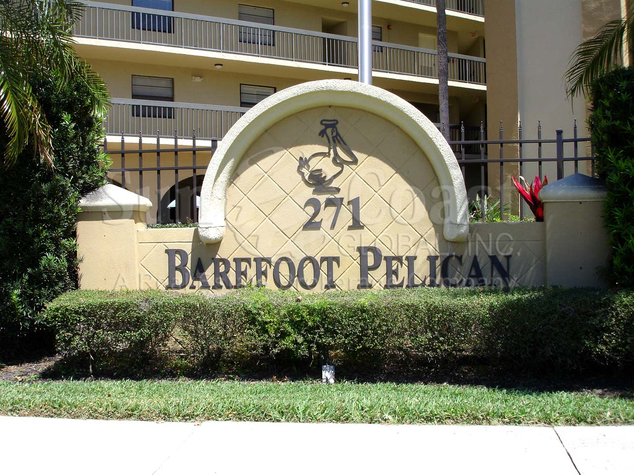 Barefoot Pelican Signage