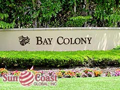 BAY COLONY Sign