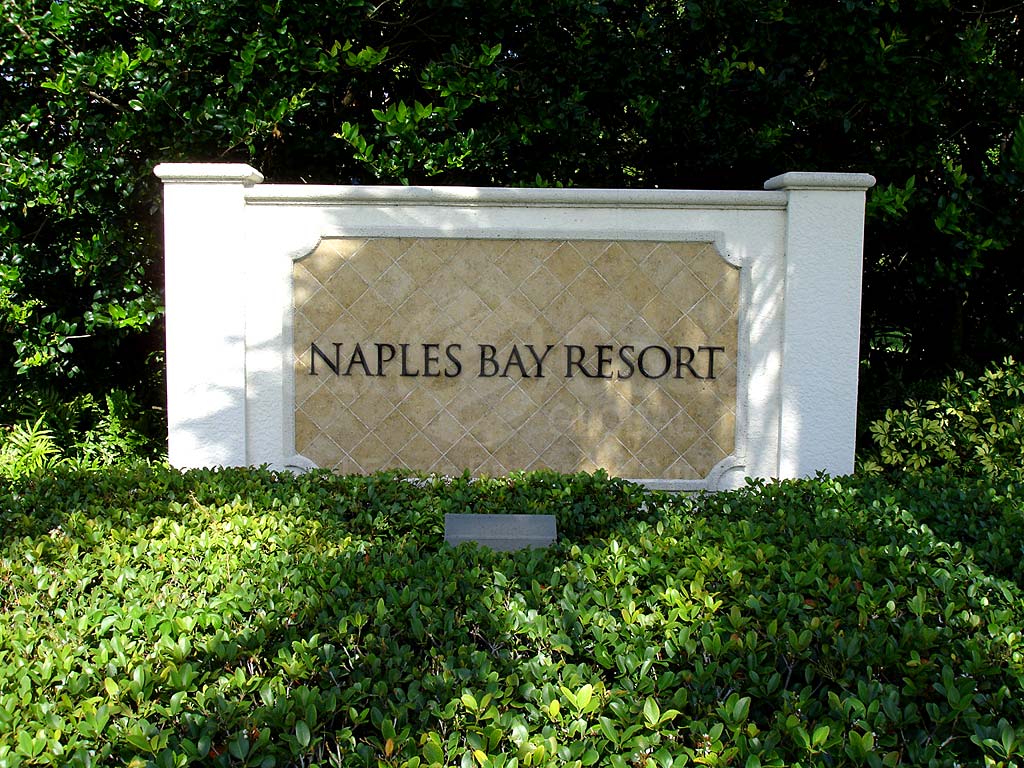 Naples Bay Resort Signage