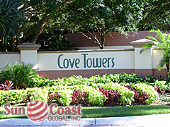 COVE TOWERS Sign