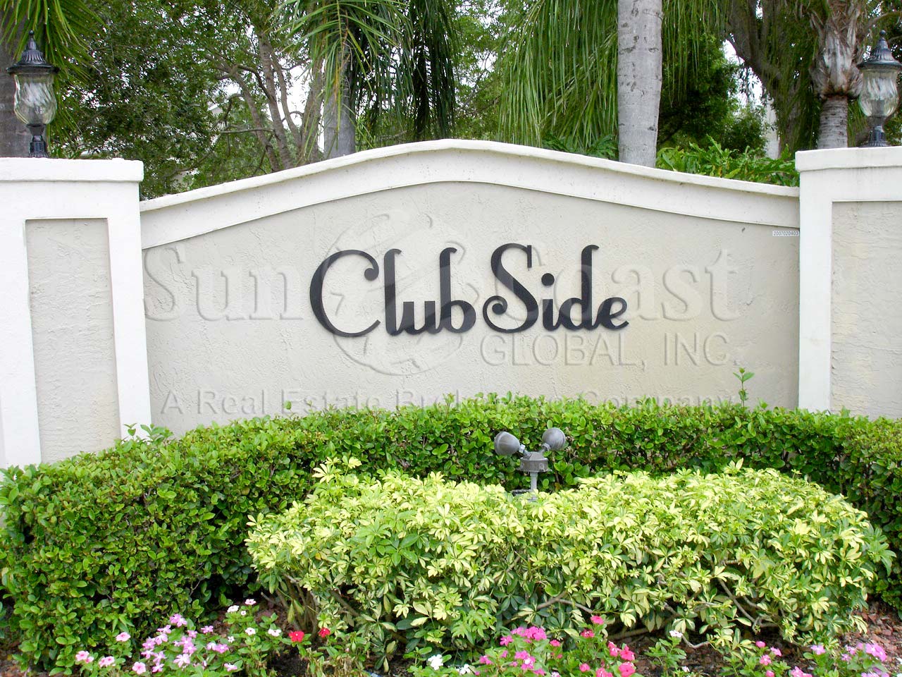 Clubside sign