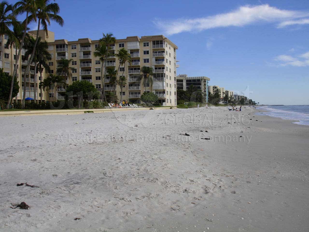 Naples Continental View of Beach