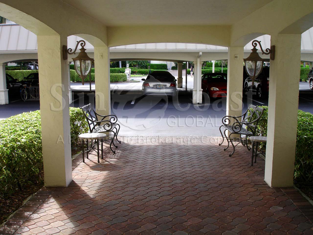 Coquina Club Entrance and Covered Parking
