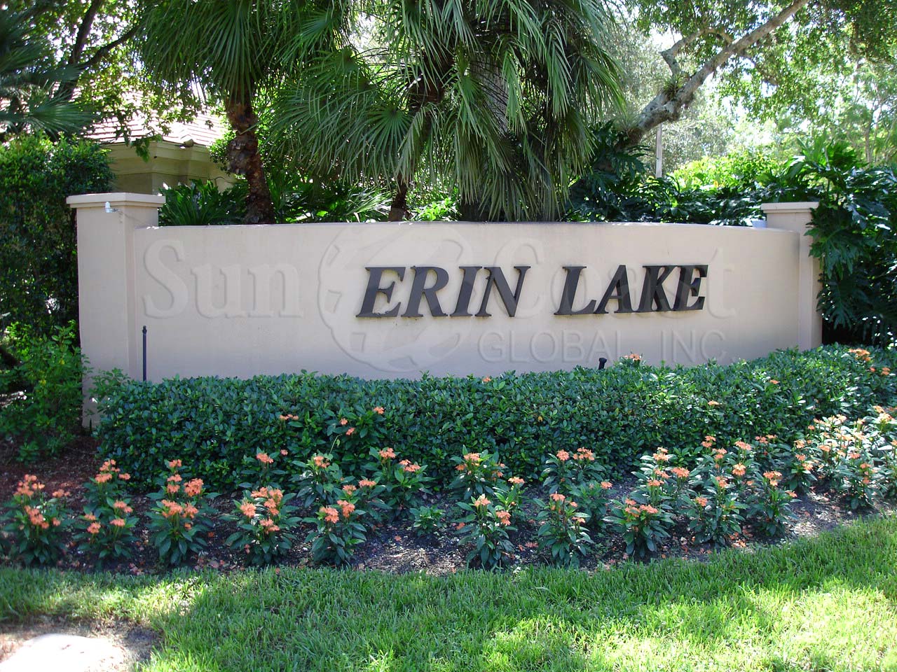 Erin Lake signage