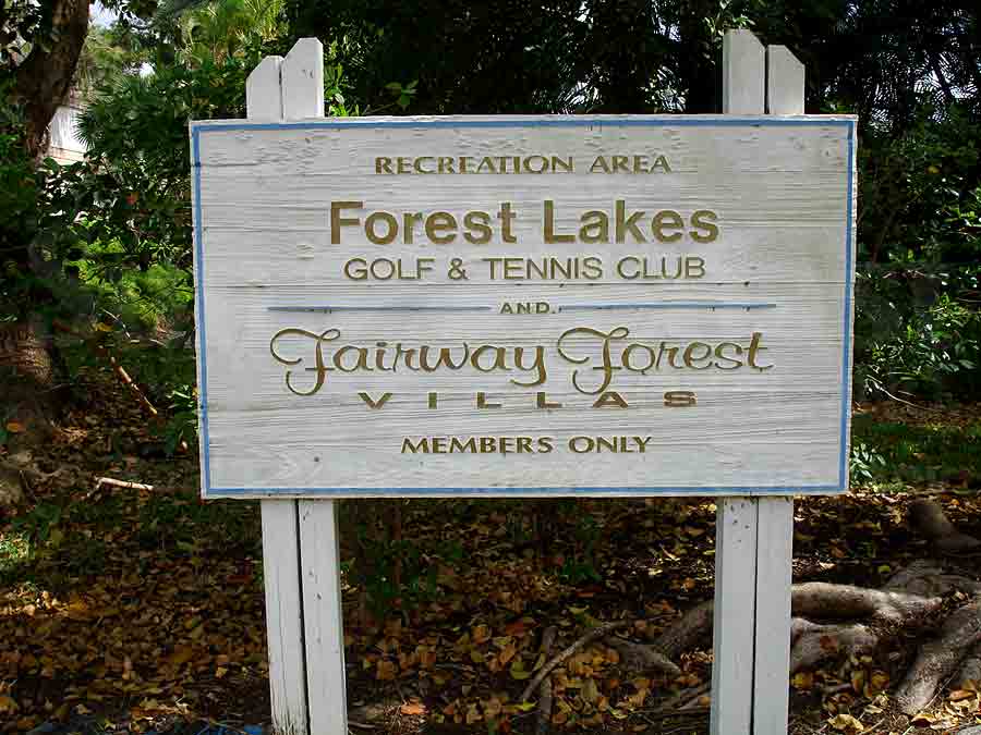 Fairway Forest Signage