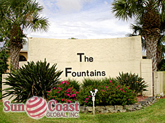 FOUNTAINS Entrance Signage