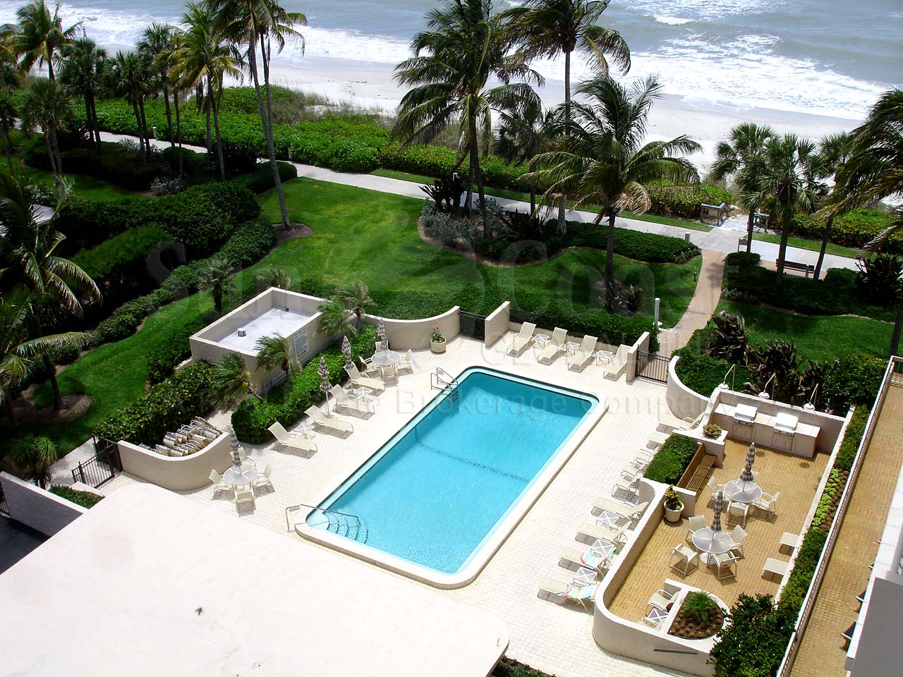 Gulfside Aerial Pool View