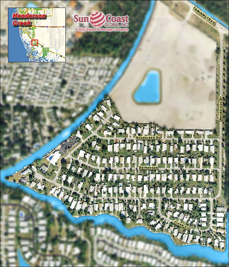 Henderson Creek Park Overhead Map