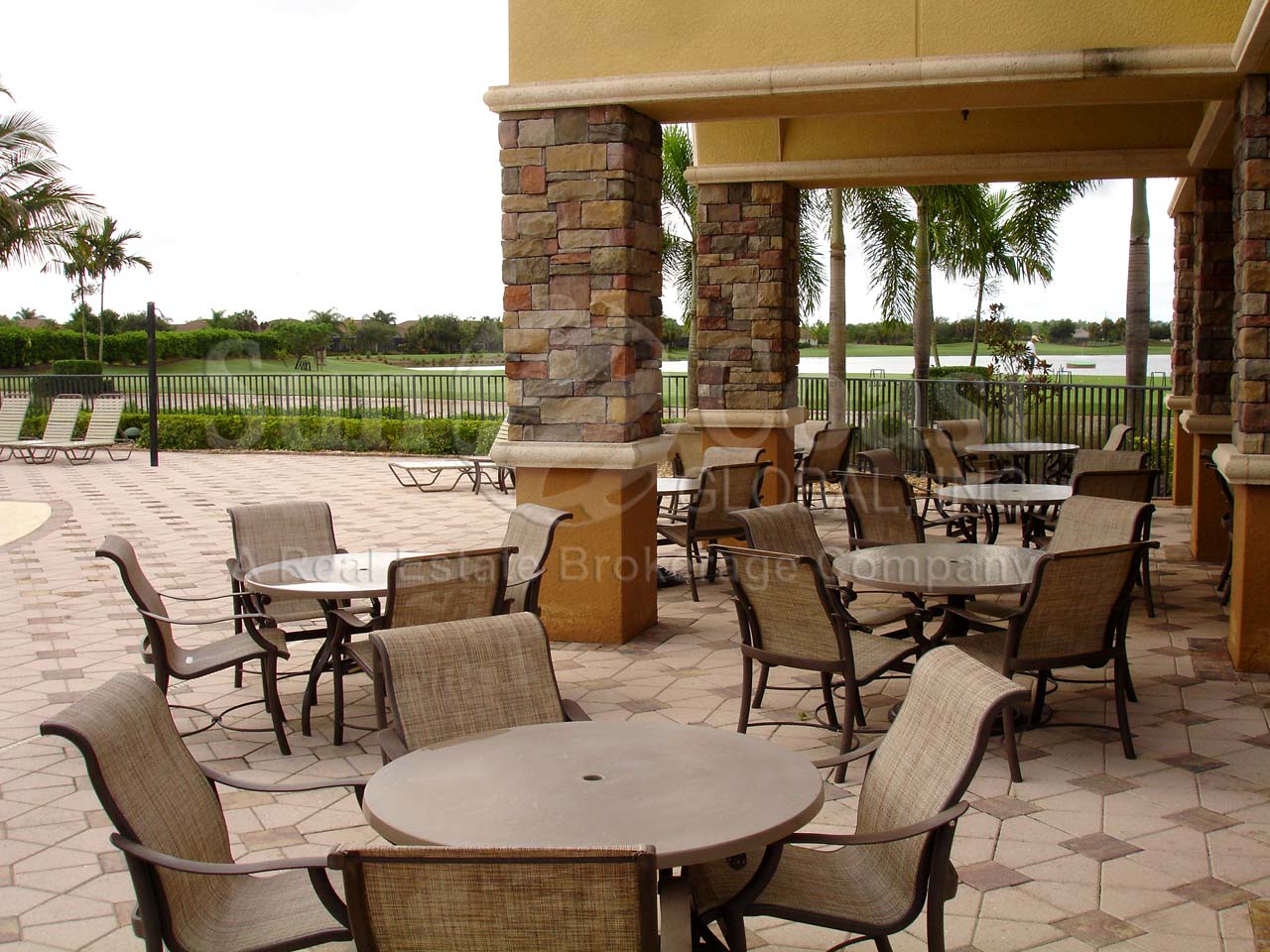 HERITAGE BAY Golf and Country Club pool area and bar