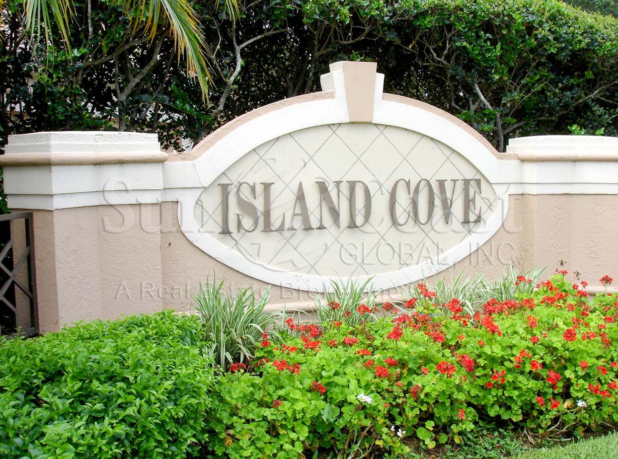 Island Cove sign