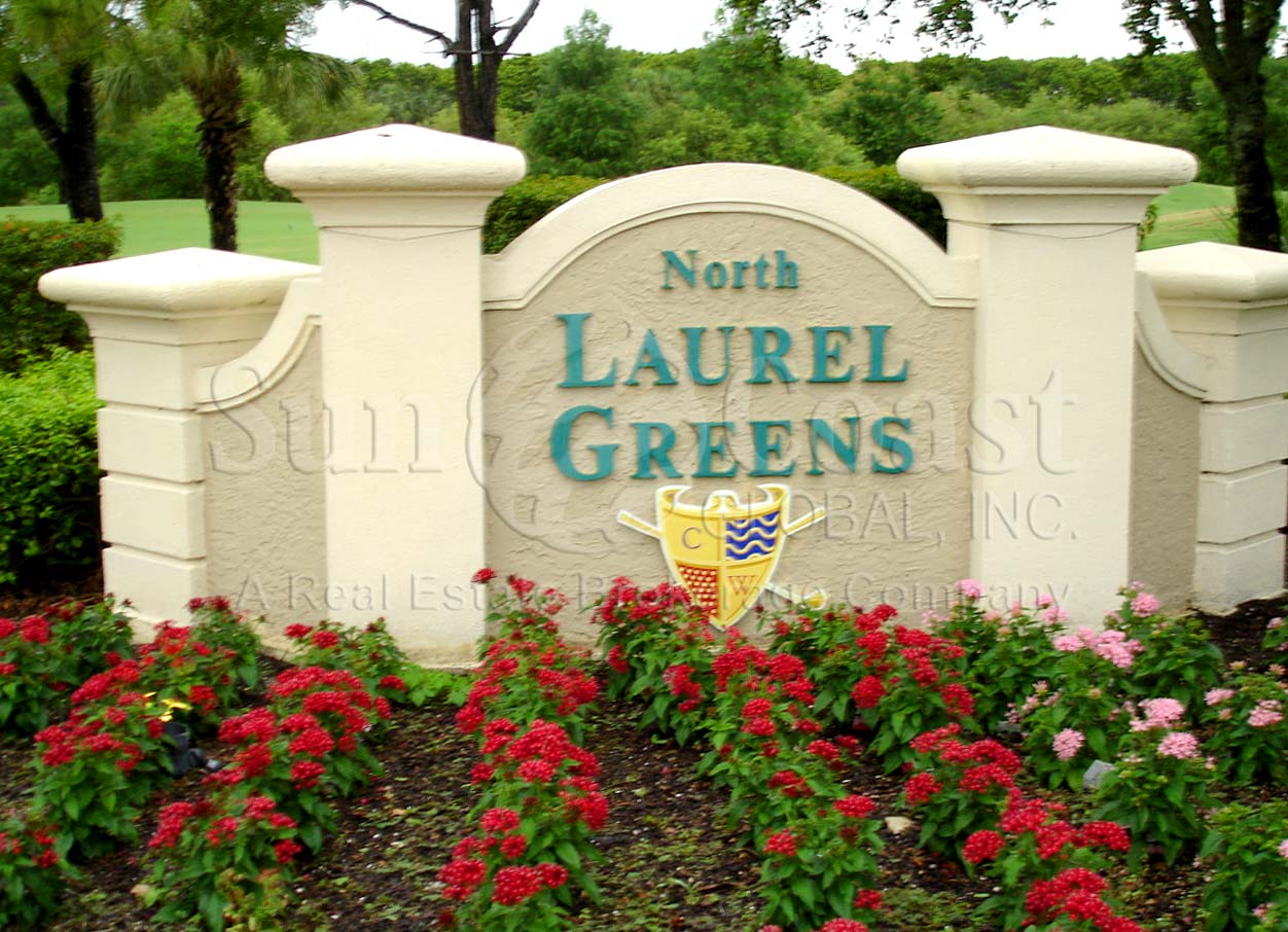 Laurel Greens sign