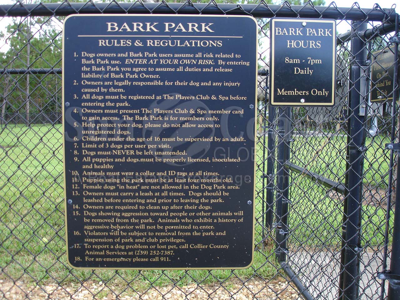 LELY RESORT dog park rules