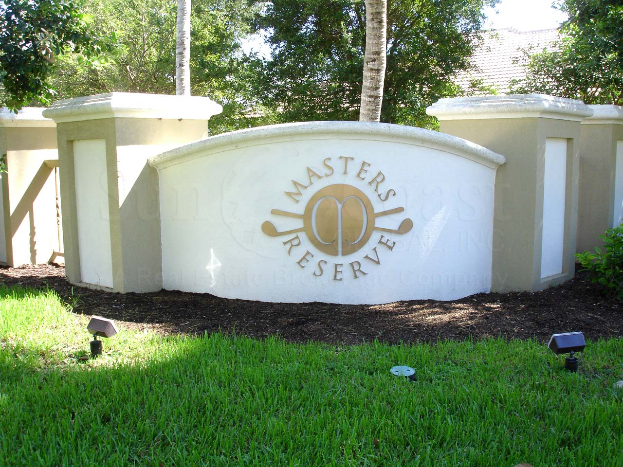 Masters Reserve signage