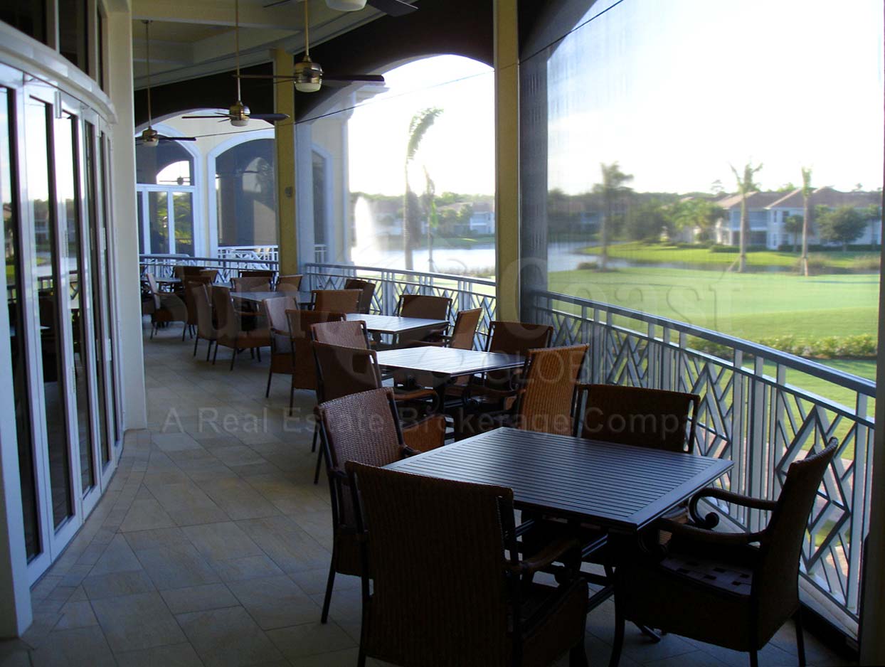 NAPLES LAKES COUNTRY CLUB 2nd floor outside dining