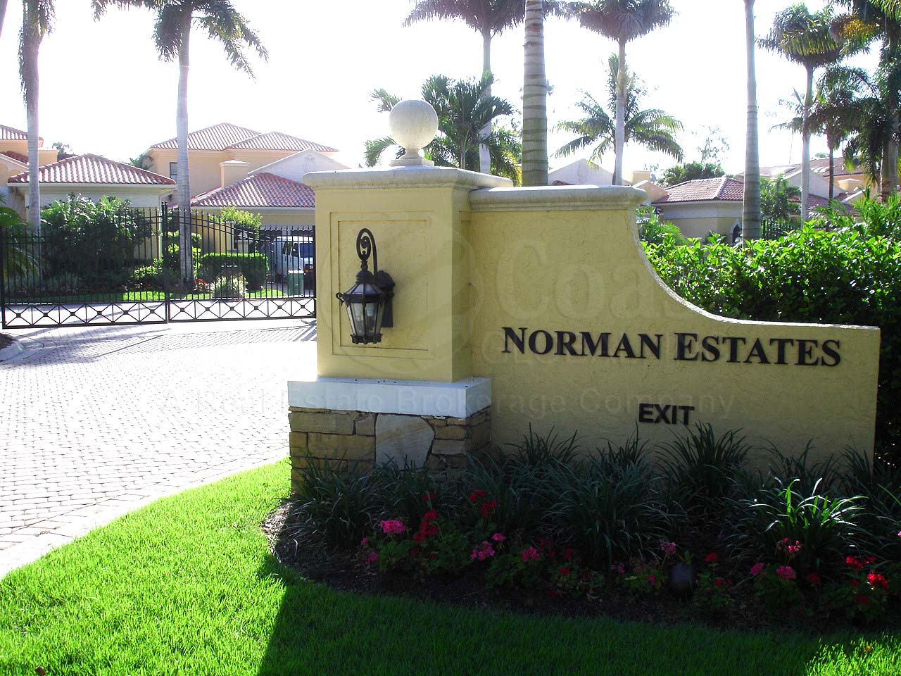 Norman Estates Signage