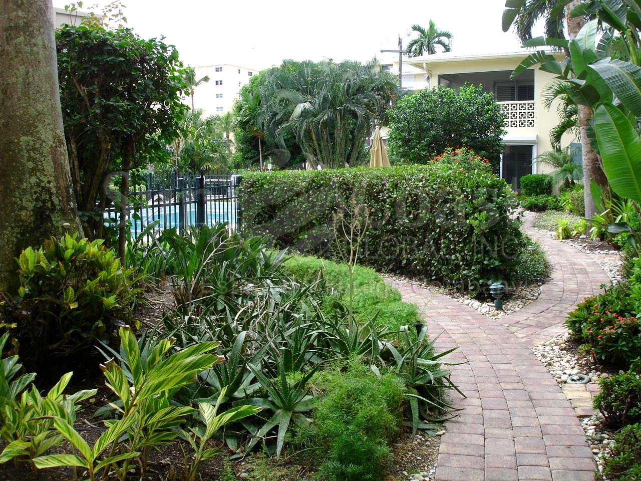 Palm Bay Villas Courtyard