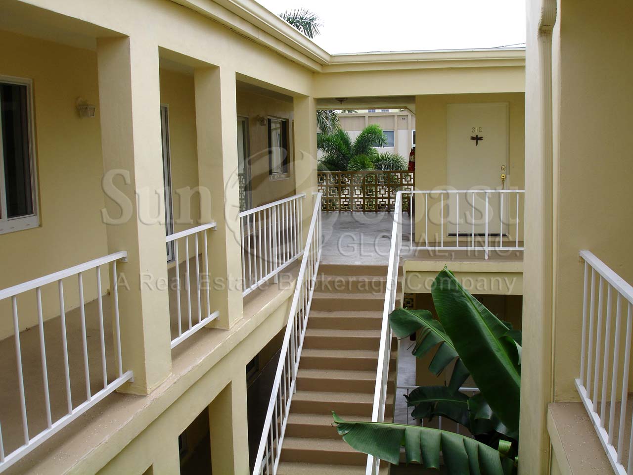 Palm Bay Villas Outdoor Hallway