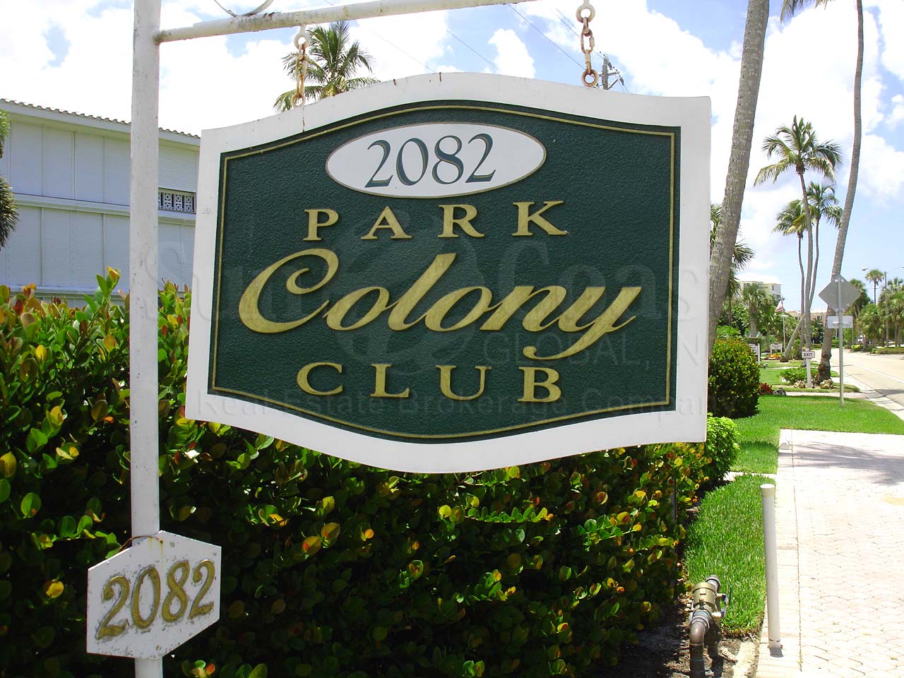 Park Colony Club Signage