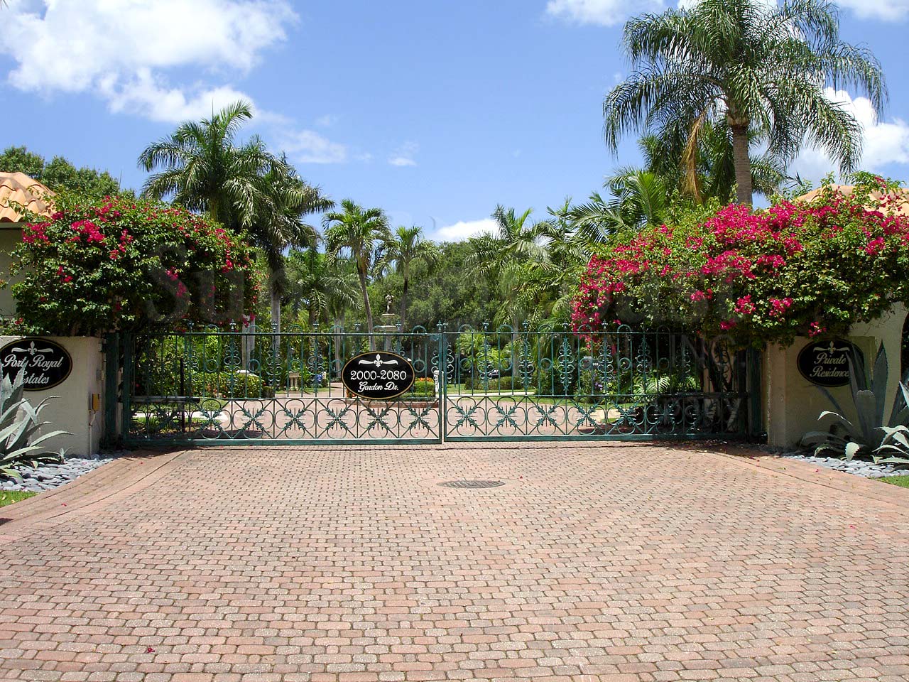Port Royal Estates Front Gate