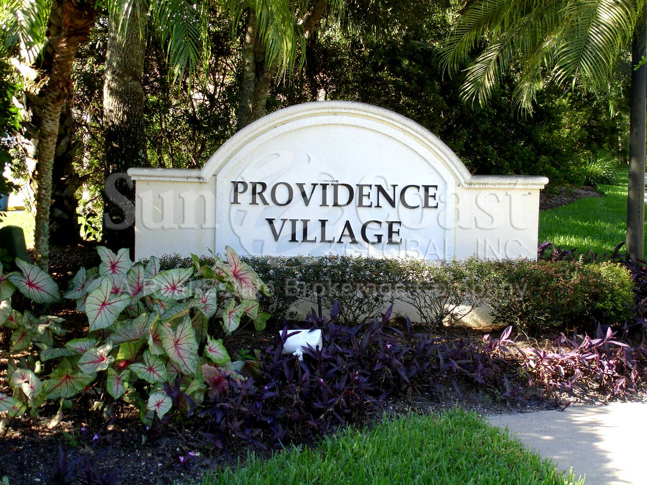Providence Village sign.