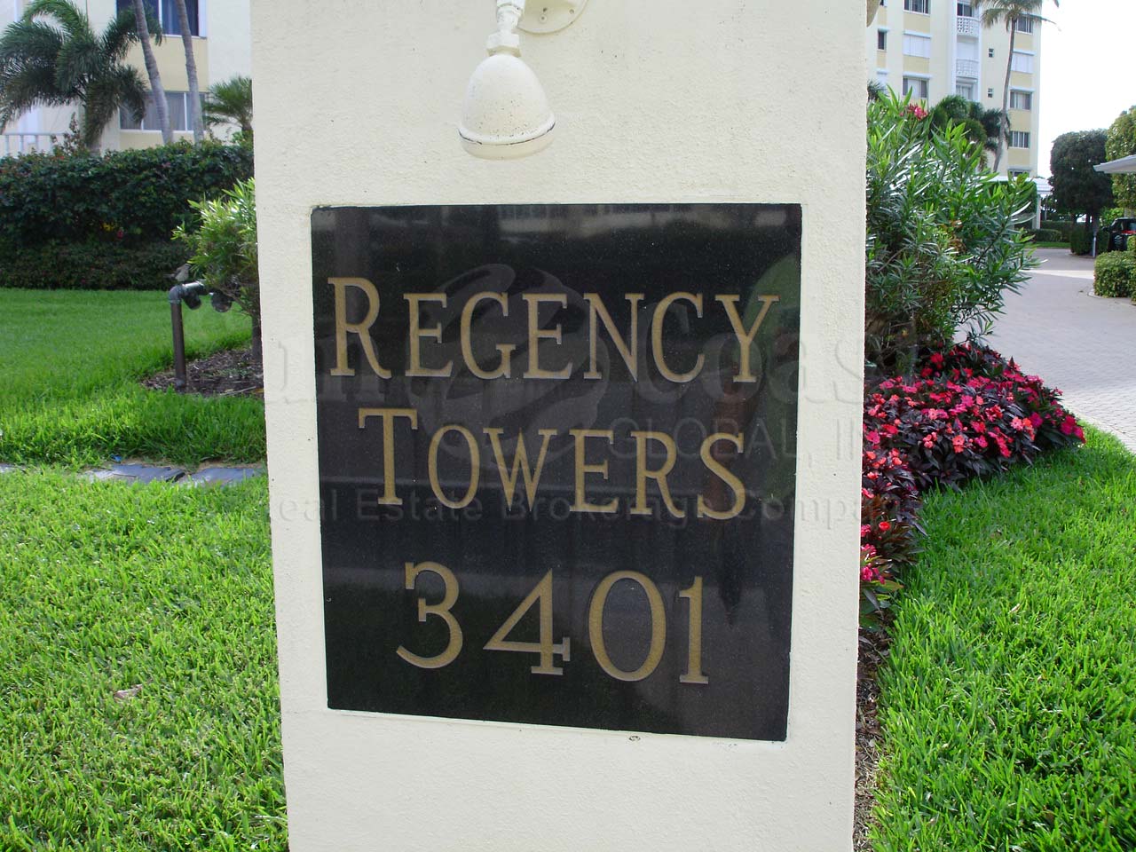 Regency Towers Signage
