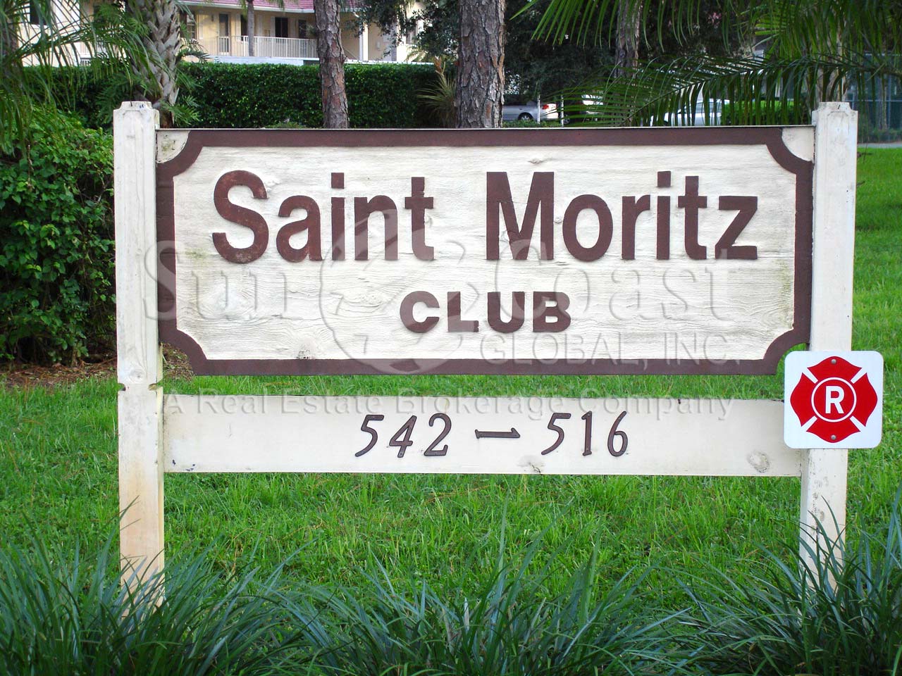 St Moritz Club Signage