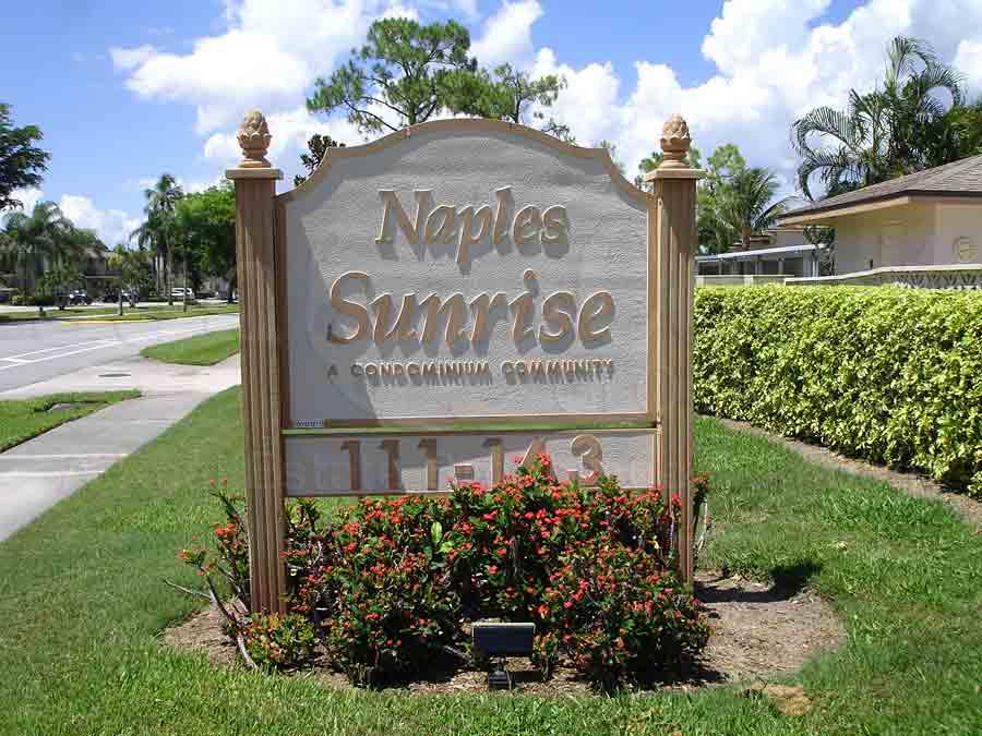 Naples Sunrise Signage