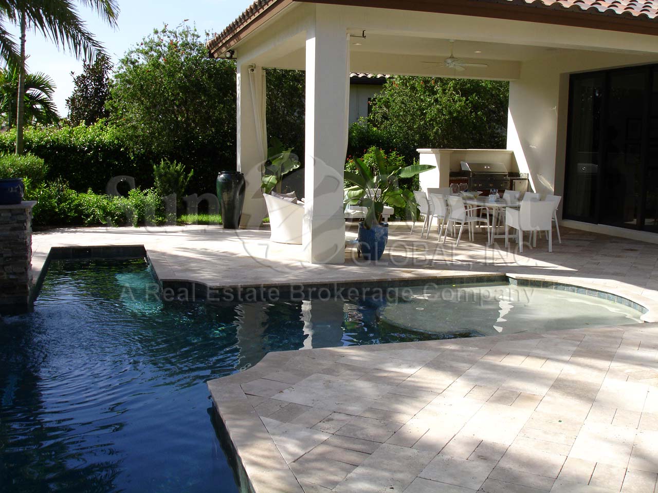 Traditions villas model home pool