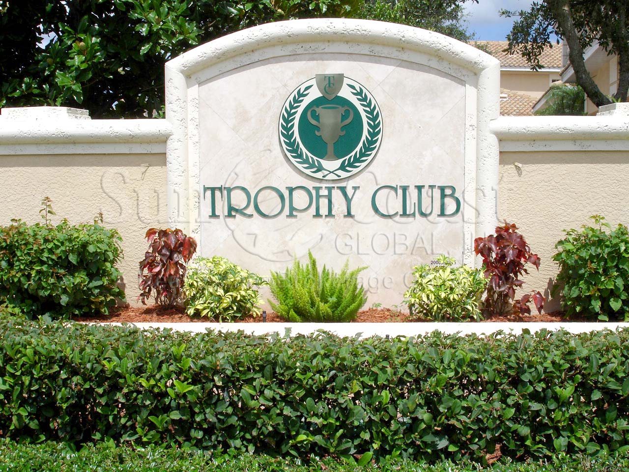 Trophy Club sign