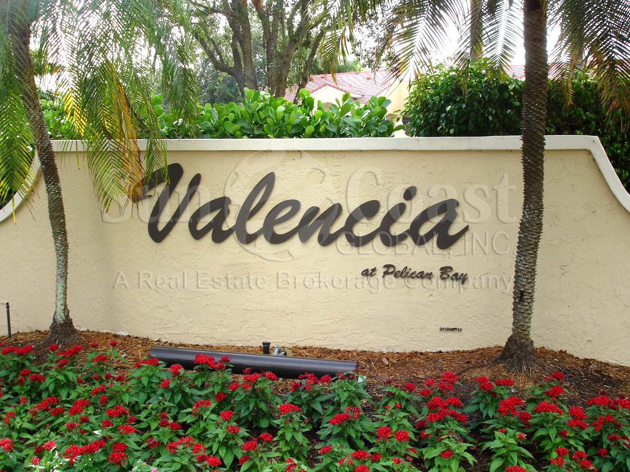 Valencia at Pelican Bay Signage