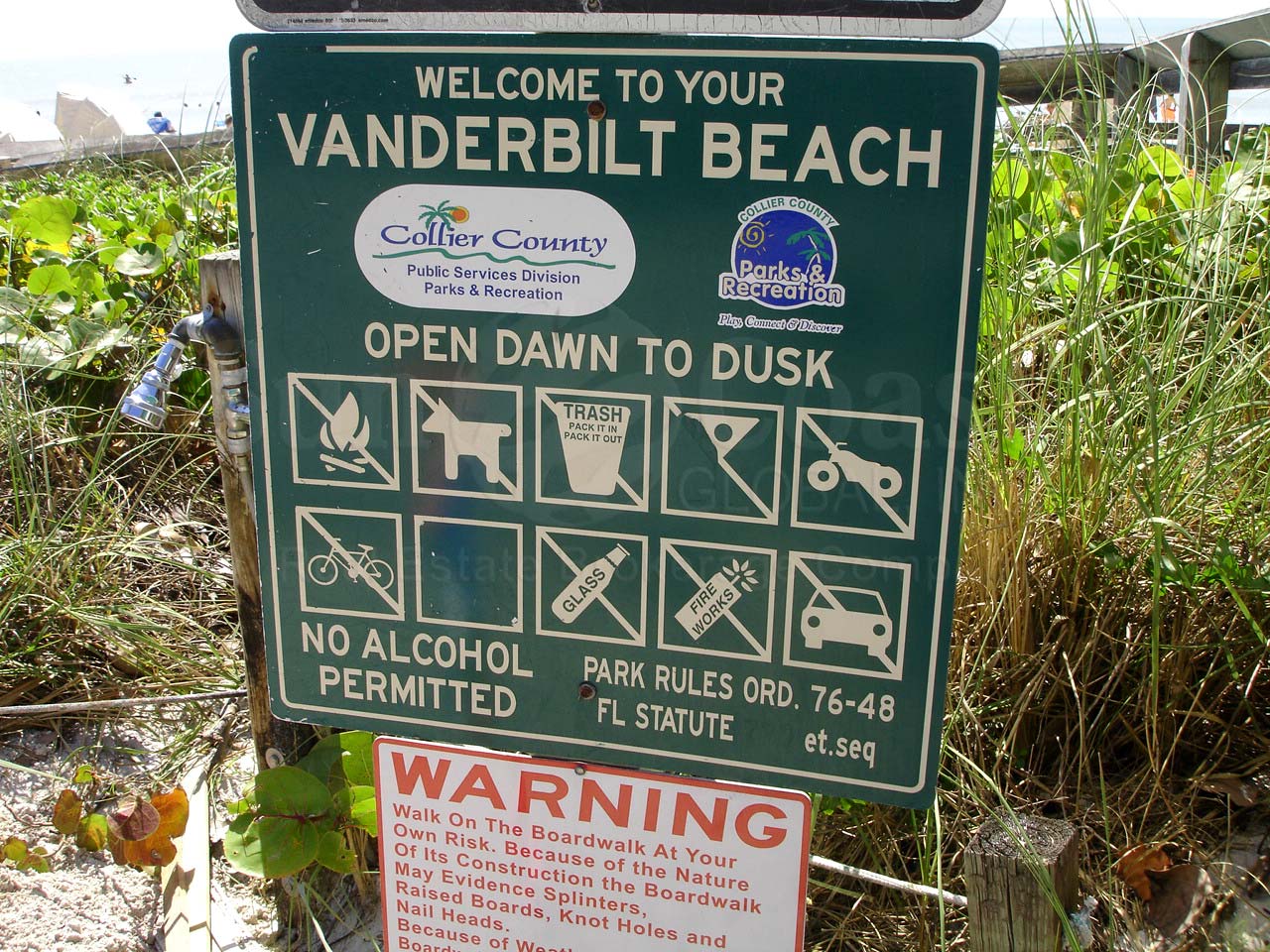VANDERBILT BEACH Signage