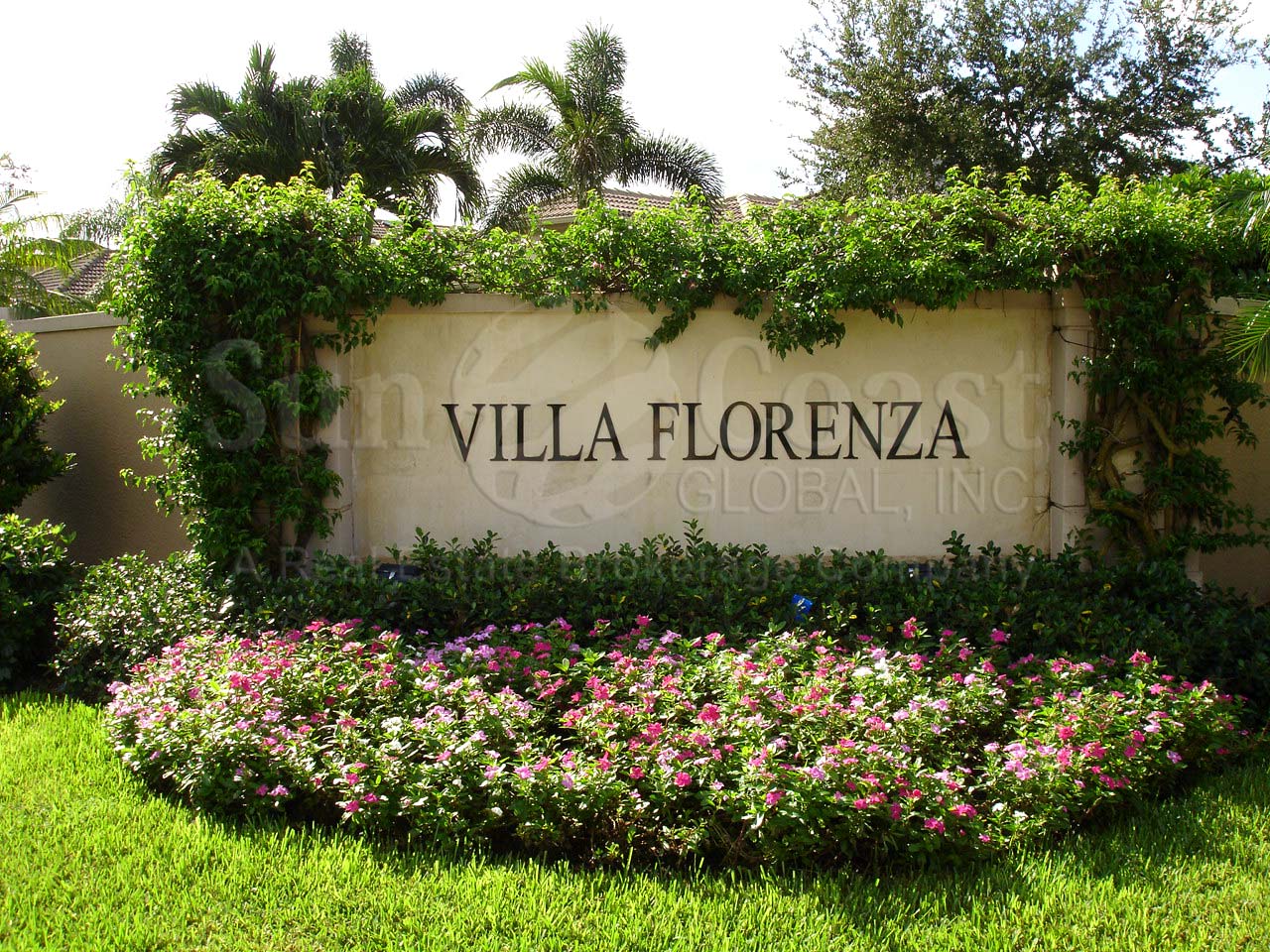 Villa Florenza signage