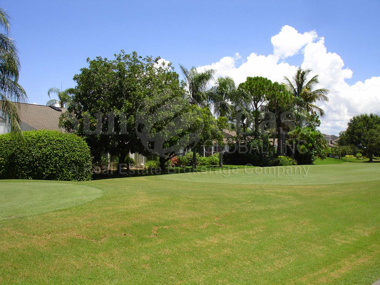 Wedgefield Villas homes on the golf course